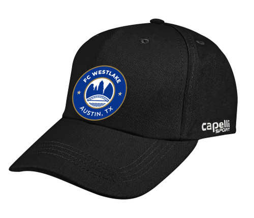 FC WESTLAKE TEAM CLASSIC BASEBALL CAP BLACK WHITE