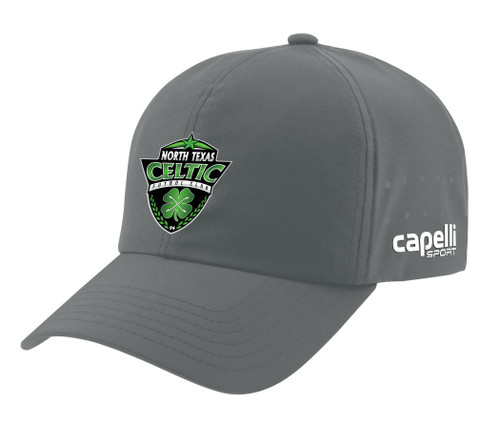 NORTH TEXAS CELTIC TEAM ACTIVE CAP MEDIUM GREY