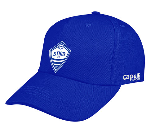 ORLAND PARK STING FC TEAM CLASSIC BASEBALL CAP ROYAL BLUE WHITE