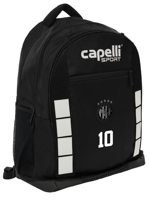 PIPELINE SC  TRAVEL  4 CUBE ll SOCCER BACKPACK BLACK WHITE