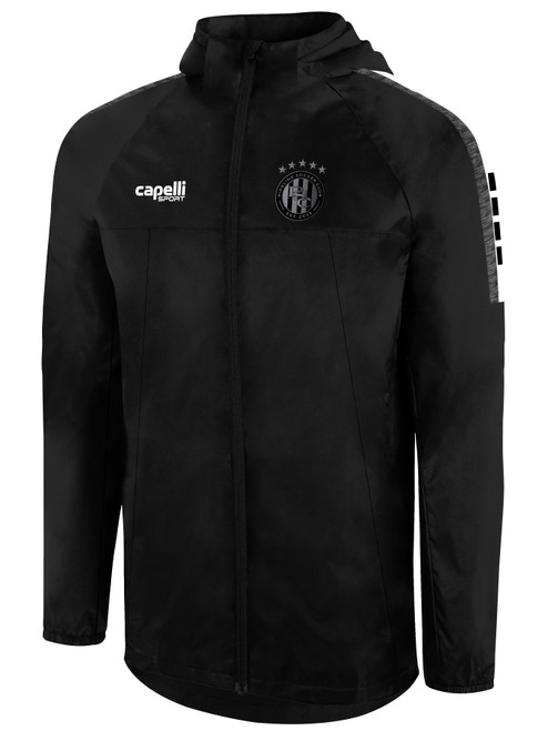 PIPELINE SC TRAVEL MADISON ALL WEATHER JACKET BLACK WHITE