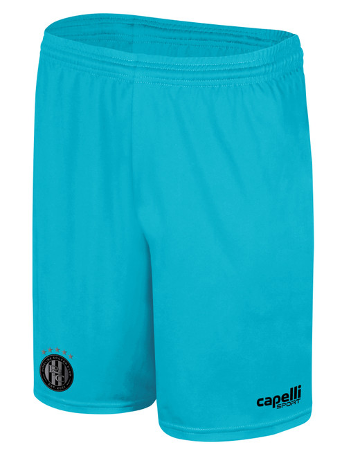 PIPELINE SC TRAVEL CS II MATCH GOALKEEPER SHORTS TURQUOISE BLACK