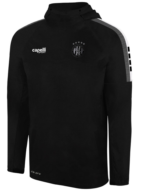 PIPELINE SC   ECRL  MADISON WARM TRAINING TOP BLACK WHITE