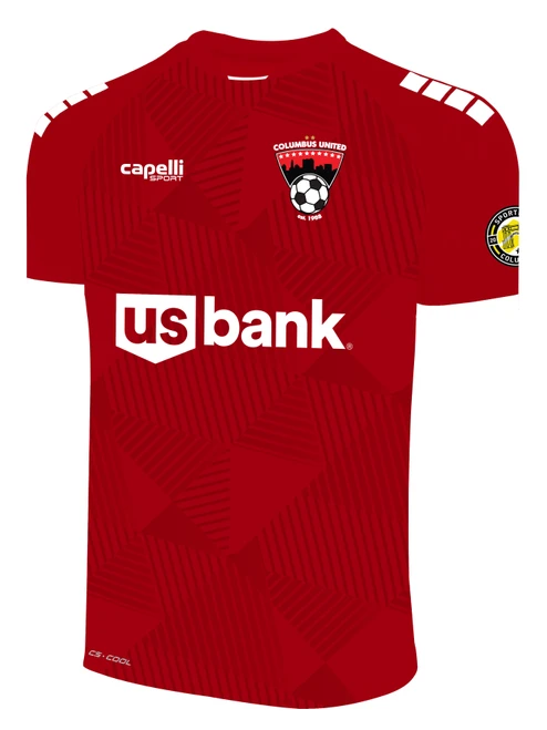 COLUMBUS UNITED   MADISON MATCH JERSEY RED WHITE