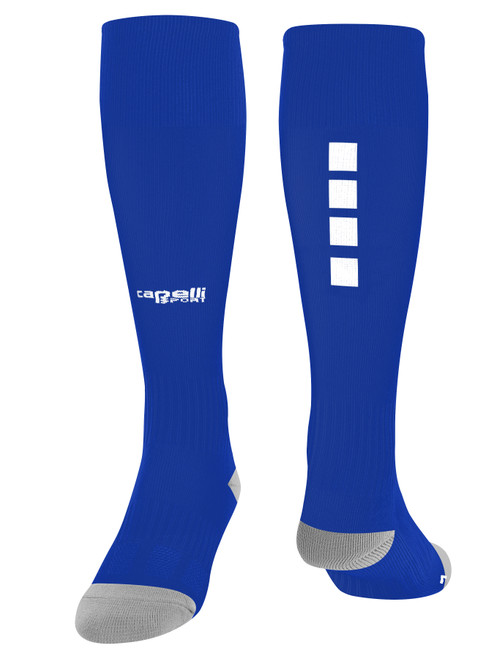 PLAYERS SC 4 CUBE MATCH SOCKS ROYAL BLUE WHITE -KIT