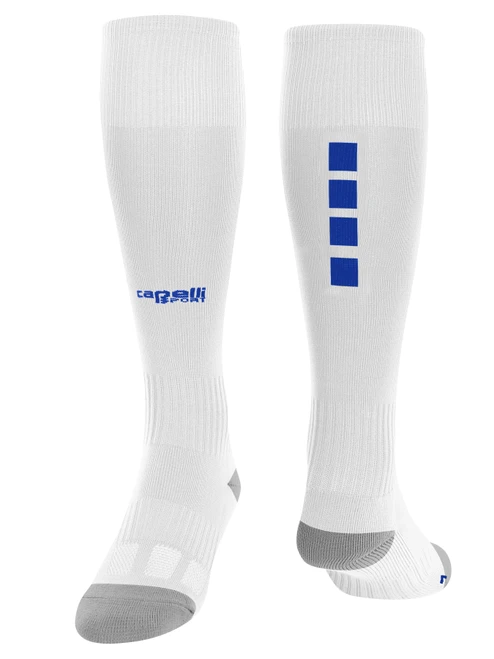 PLAYERS SC 4 CUBE MATCH SOCKS WHITE ROYAL BLUE -KIT