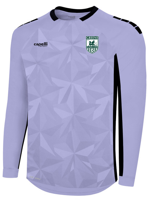GREENE FC PITCH STAR LONG SLEEVE GOALKEEPER JERSEY WITHOUT PADDING LAVENDER BLACK