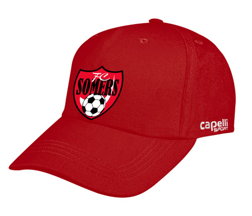 FC SOMERS TEAM CLASSIC BASEBALL CAP RED WHITE