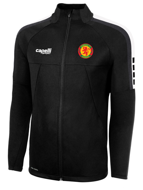 JAMBARS FC  MADISON TRAINING  JACKET BLACK WHITE -KIT