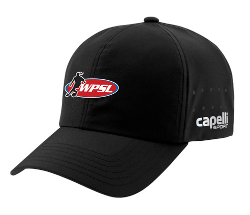 REFEREE TEAM ACTIVE EMBROIDERED CENTER CAP BLACK - WPSL