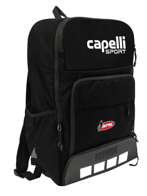 REFEREE PITCH I TEAM BACKPACK BLACK WHITE -KIT - WPSL