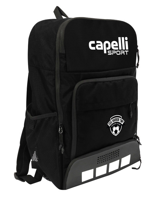 EGG HARBOR TWP SOCCER  PITCH I TEAM BACKPACK BLACK WHITE