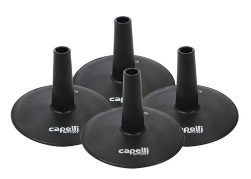 CAPELLI SPORT POLE BASES - SET OF 4 BLACK WHITE
