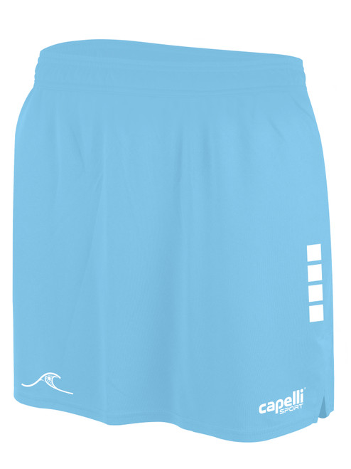 ATLANTIC COUNTY WAVE CLUB GAME SKIRT SKY BLUE WHITE  -KIT