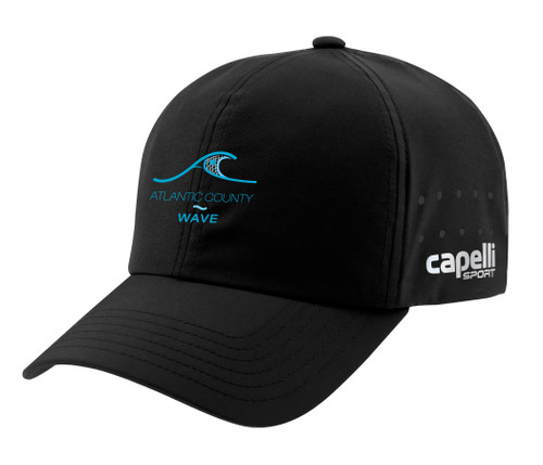 ATLANTIC COUNTY WAVE TEAM ACTIVE CAP BLACK
