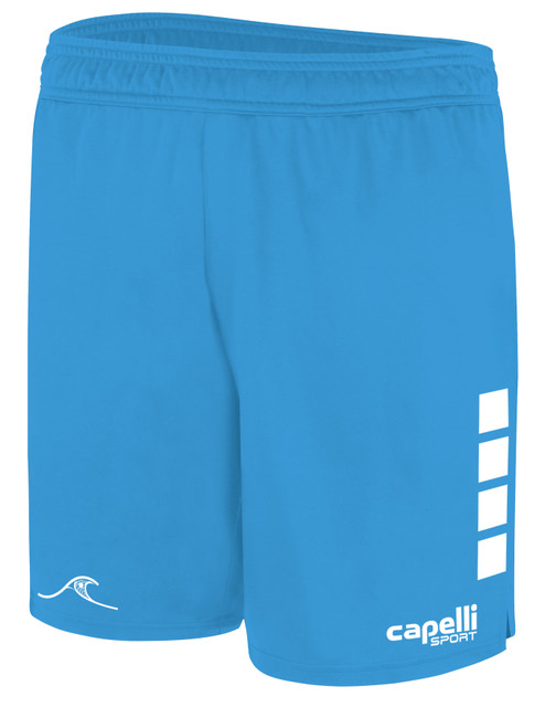 ATLANTIC COUNTY WAVE CLUB LAX-FH SHORTS SKY BLUE WHITE -KIT