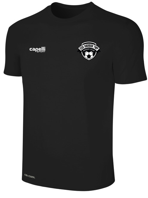 EGG HARBOR TWP SOCCER BASICS II TRAINING JERSEY BLACK WHITE
