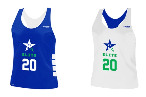 CT ELITE CORE REVERSIBLE PINNIE ROYAL BLUE WHITE -KIT