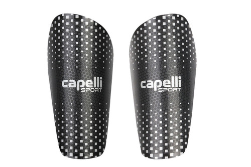 OAKVILLE SC  SHIN GARD & SLEEVE  BLACK SILVER METALLIC