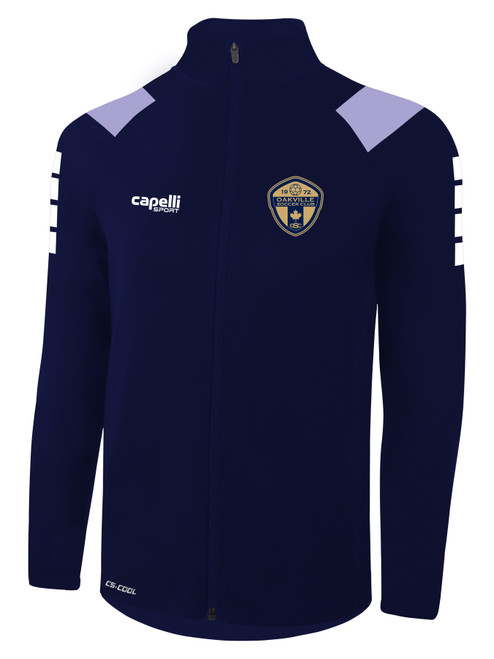 OAKVILLE SC EMPIRE TRAINING JACKET  NAVY  LAVENDER -KIT