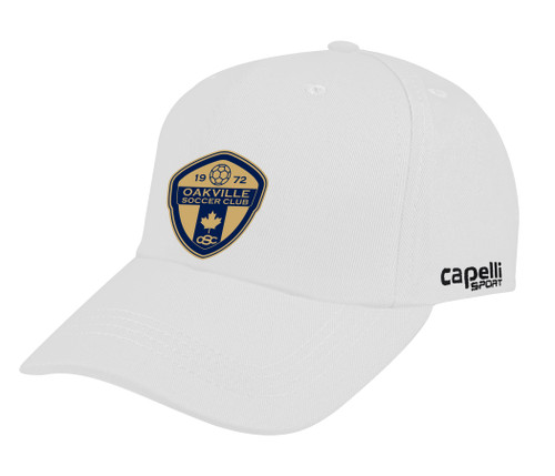 OAKVILLE SC TEAM CLASSIC BASEBALL CAP WHITE BLACK