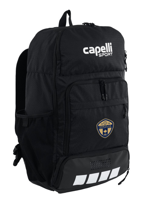 OAKVILLE SC PITCH I TEAM BACKPACK BLACK WHITE