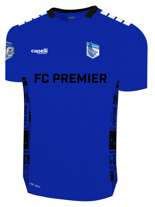 FC PREMIER  MET JERSEY ROYAL BLUE BLACK WHITE  -KIT