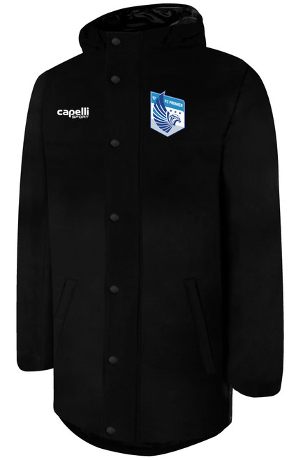 FC PREMIER CORE COACH JACKET BLACK WHITE