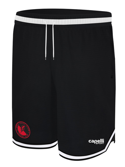 APPLE VALLEY STORM HOOP SHORTS BLACK WHITE