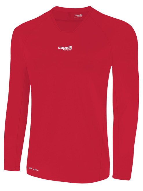 SOCAL REDS FC BASE LAYER GAME DAY LONG SLEEVE TOP RED WHITE