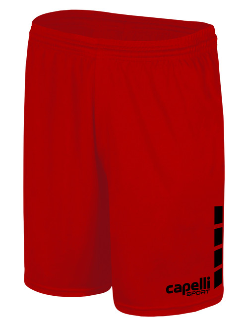ANAHEIM FC TEAM MATCH SHORTS WITH 4 CUBES RED BLACK -KIT
