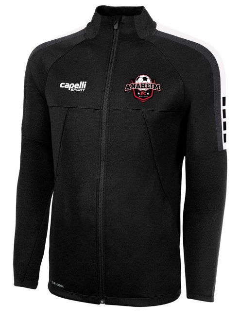 ANAHEIM FC  MADISON TRAINING JACKET BLACK WHITE
