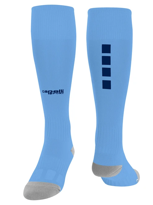 REBELS SC EAST COUNTY 4 CUBE MATCH SOCKS SKY BLUE NAVY -KIT