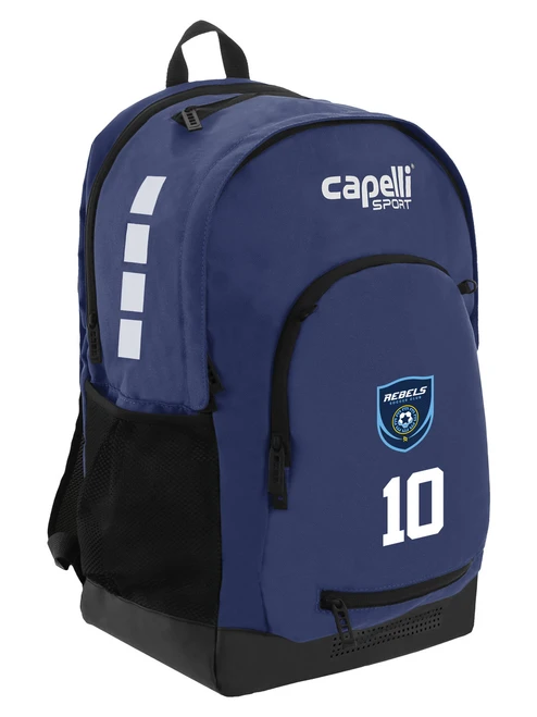 REBELS SC RAMONA CS II BACKPACK NAVY BLACK WHITE -KIT