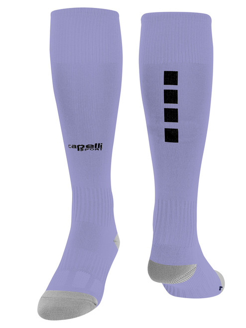 REBELS SC CARLSBAD 4 CUBE MATCH SOCKS LAVENDER BLACK