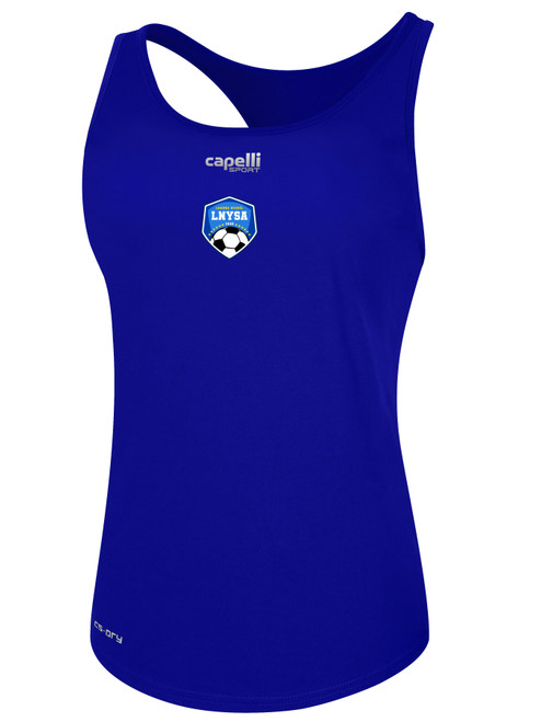 LNYSA SELECT BASICS RACER BACK TANK ROYAL BLUE