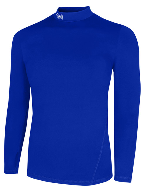 LAGUNA UNITED PERFORMANCE WARM LONG SLEEVE TOP ROYAL BLUE WHITE