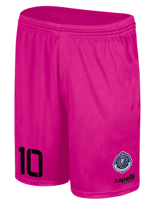 PRESTIGE FC CS II MATCH GOALKEEPER SHORTS BRIGHT PINK BLACK