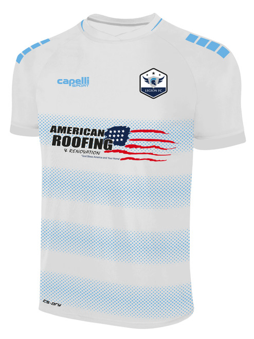 LEGION FC MADISON II STRIPE JERSEY WHITE SKY BLUE -KIT