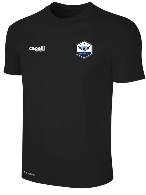 LEGION FC BASICS II TRAINING JERSEY BLACK WHITE