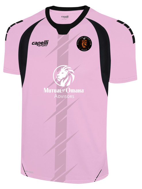 EVOLUTION SC LINCOLN BOLT SHORT SLEEVE GOALKEEPER JERSEY PRO PINK