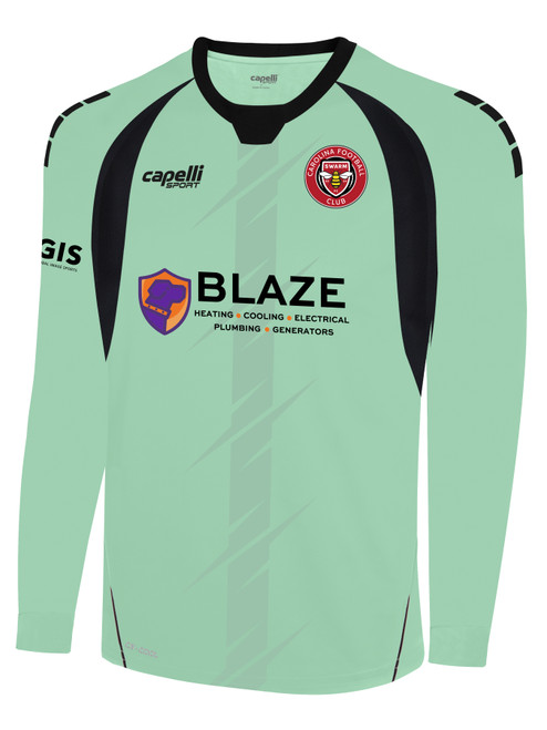 CAROLINA  FC SWARM LINCOLN BOLT LONG SLEEVE GOALKEEPER JERSEY MINT