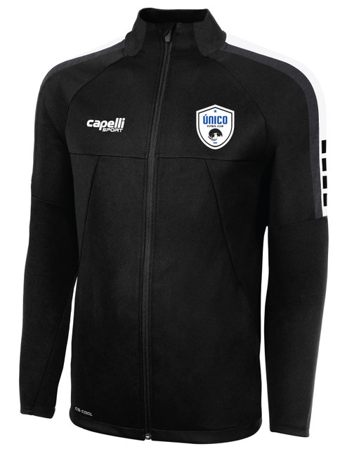 UNICO FC MADISON TRAINING JACKET BLACK WHITE