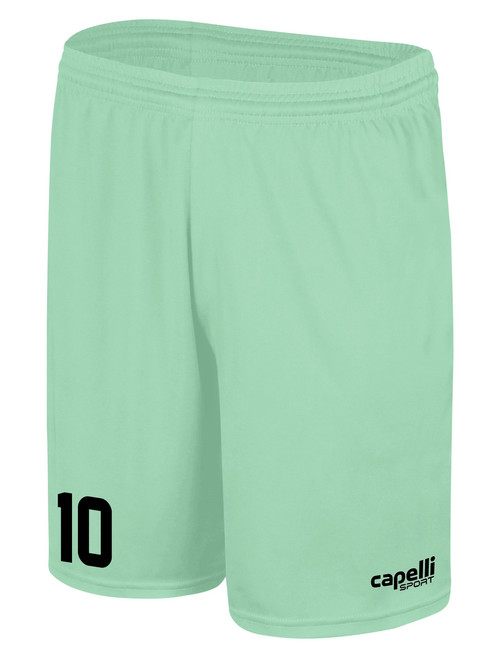 POTOMAC SOCCER CS II MATCH GOALKEEPER SHORTS MINT BLACK