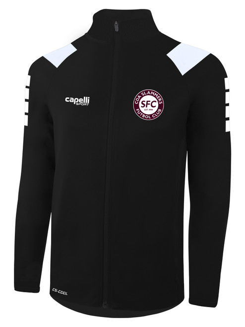 CDA SLAMMERS EMPIRE TRAINING JACKET BLACK WHITE -KIT