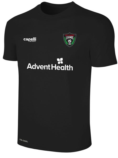LEE SUMMIT LEGENDS SC BASICS II TRAINING JERSEY BLACK WHITE -KIT