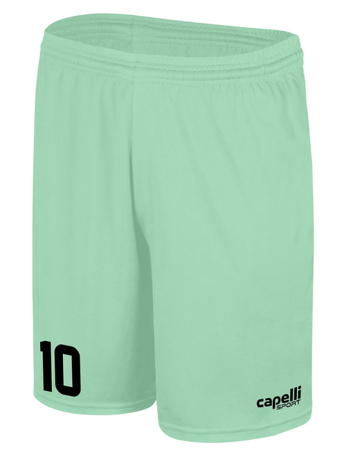 LEE SUMMIT LEGENDS SC CS II MATCH GOALKEEPER SHORTS MINT BLACK