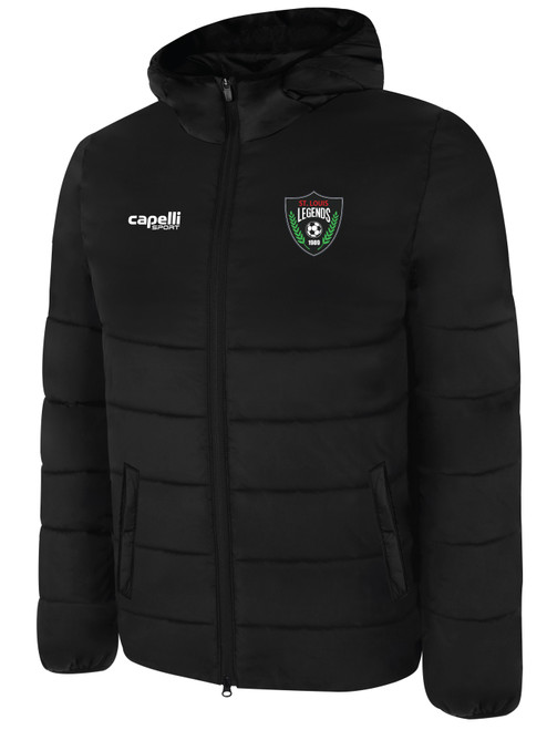 ST. LOUIS LEGENDS SC CORE WINTER JACKET BLACK WHITE