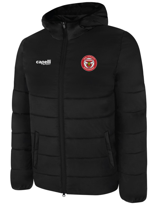RAD SWARM FC CORE WINTER JACKET BLACK WHITE