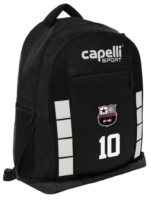 PUEBLO RANGERS 4 CUBE II SOCCER BACKPACK BLACK WHITE